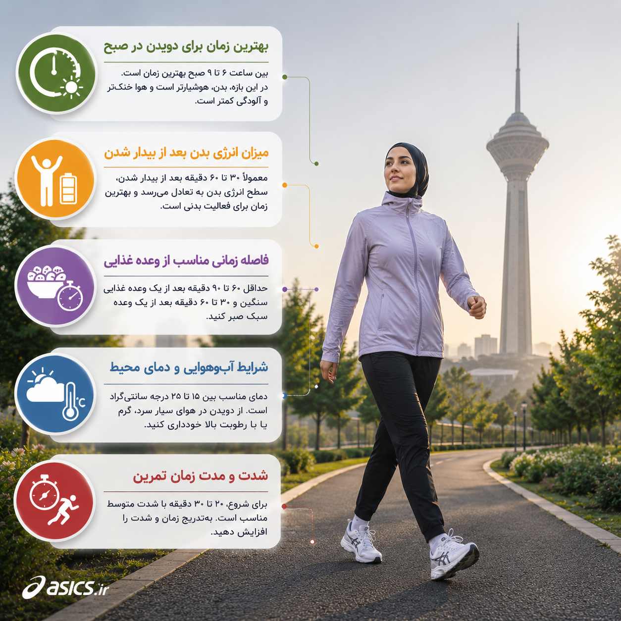 بهترین زمان برای دویدن در صبح