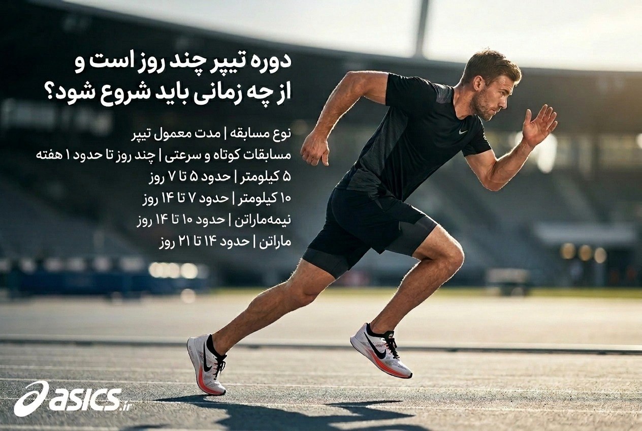 دوره تیپر چند روز است