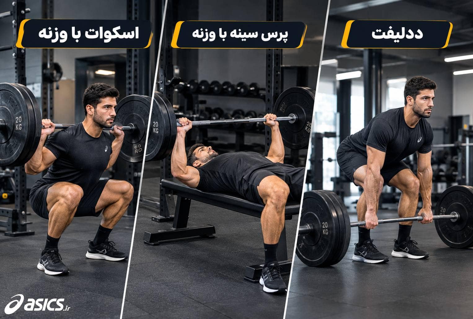 نمونه تمرینات HIT یا تمرینات وزنه با شدت بالا
