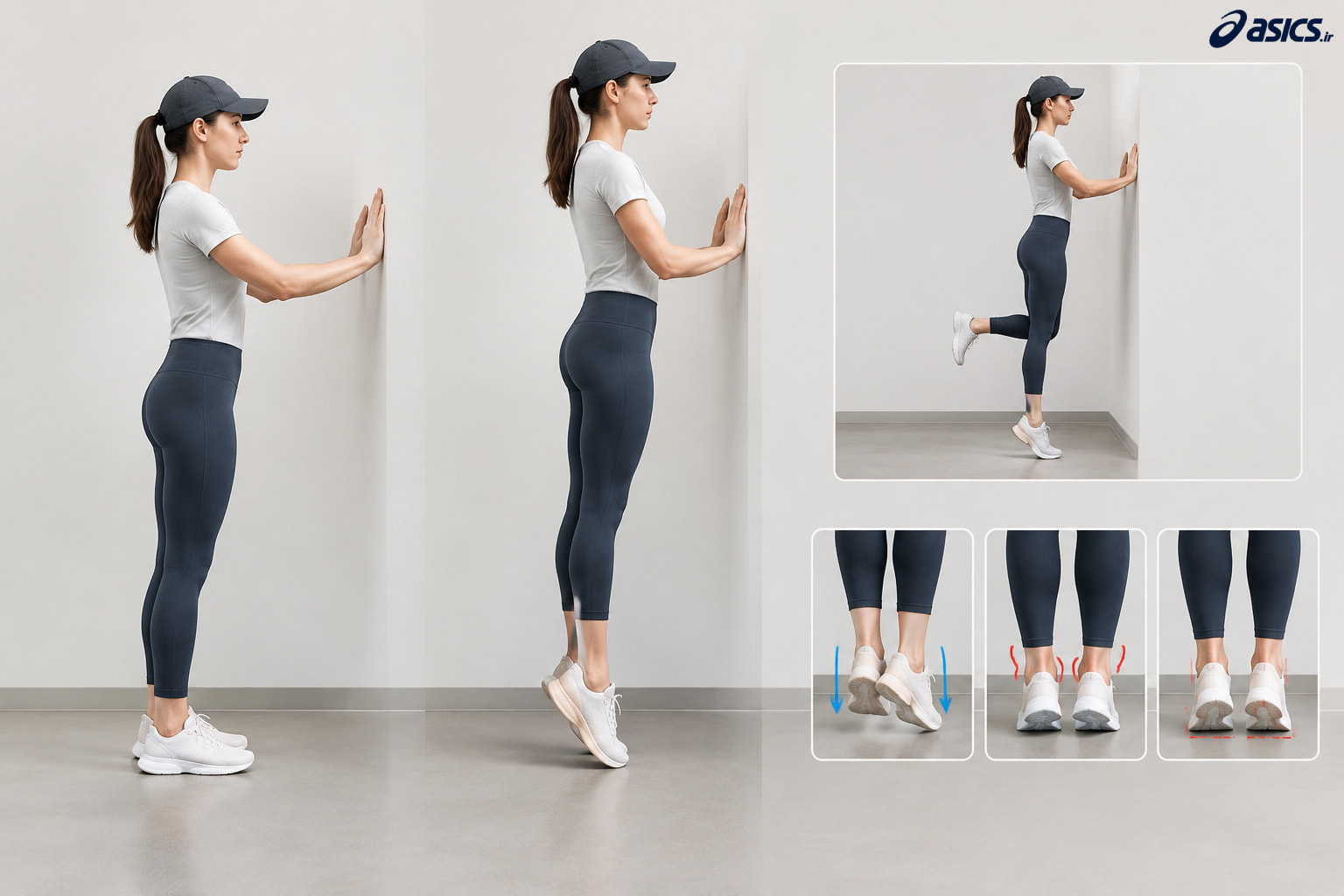 بالا رفتن روی پنجه برای تقویت عضلات ساق (Heel Raise)
