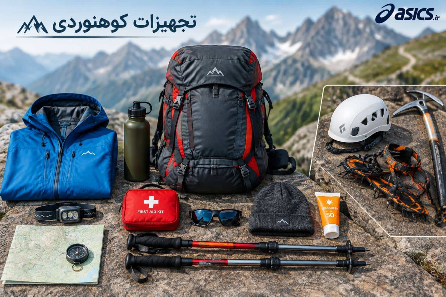 برای کوهنوردی چه تجهیزاتی لازم است؟