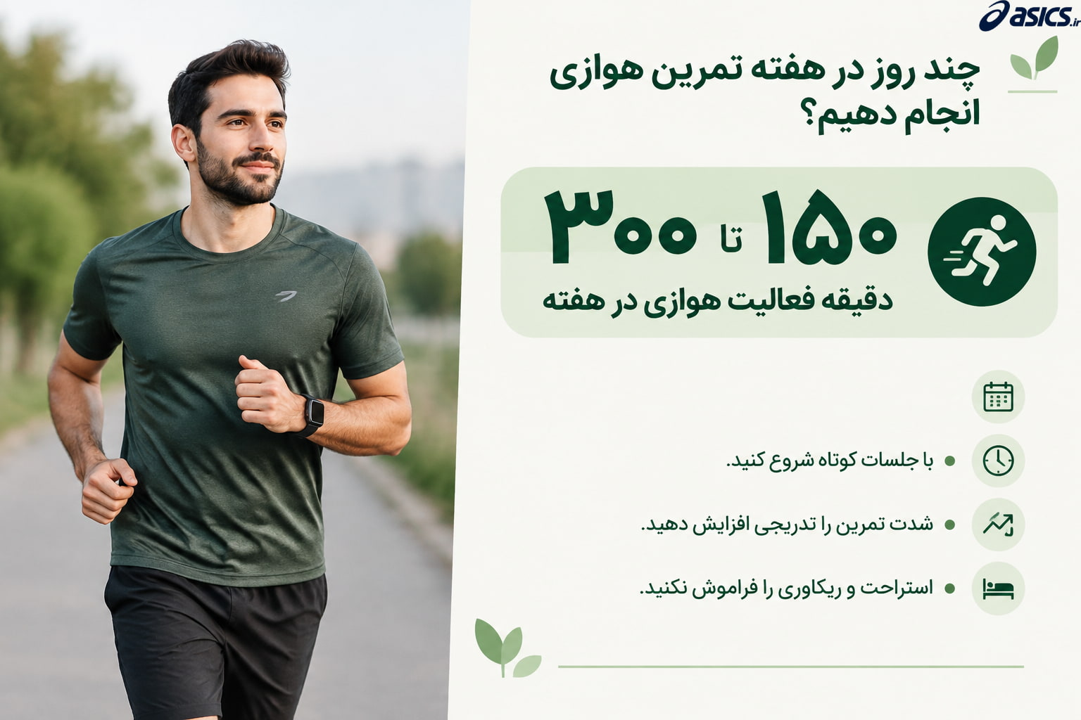 چند دقیقه تمرین هوازی در هفته لازم است؟