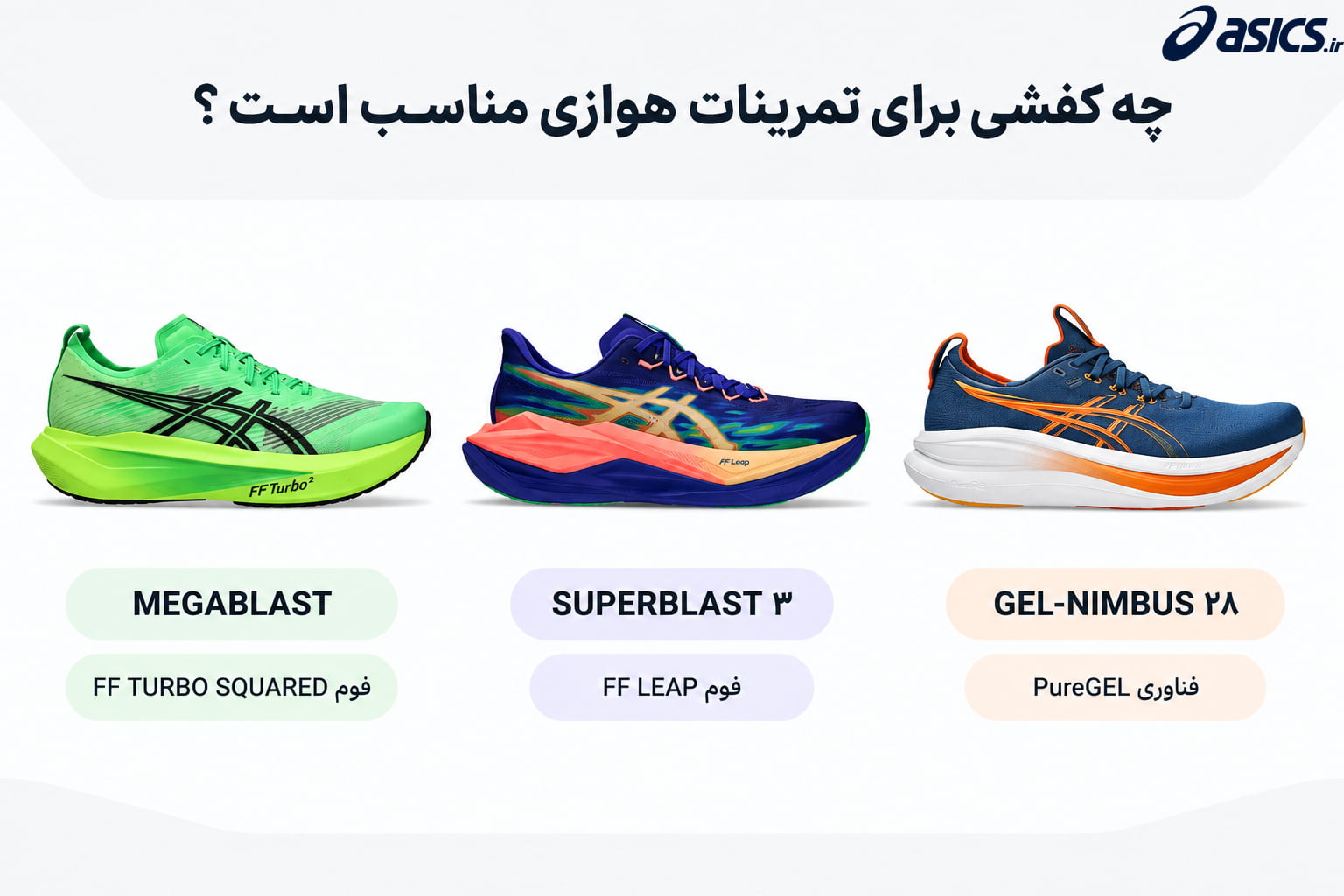 برای تمرینات هوازی چه کفشی مناسب است؟