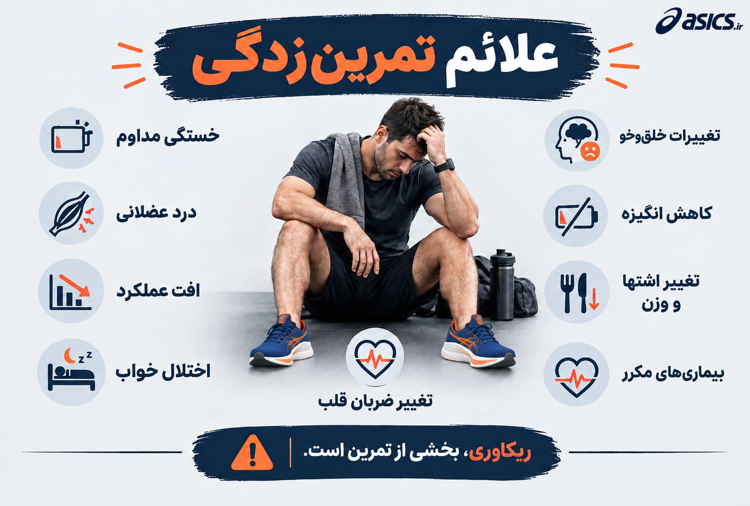 علائم تمرین زدگی چیست؟