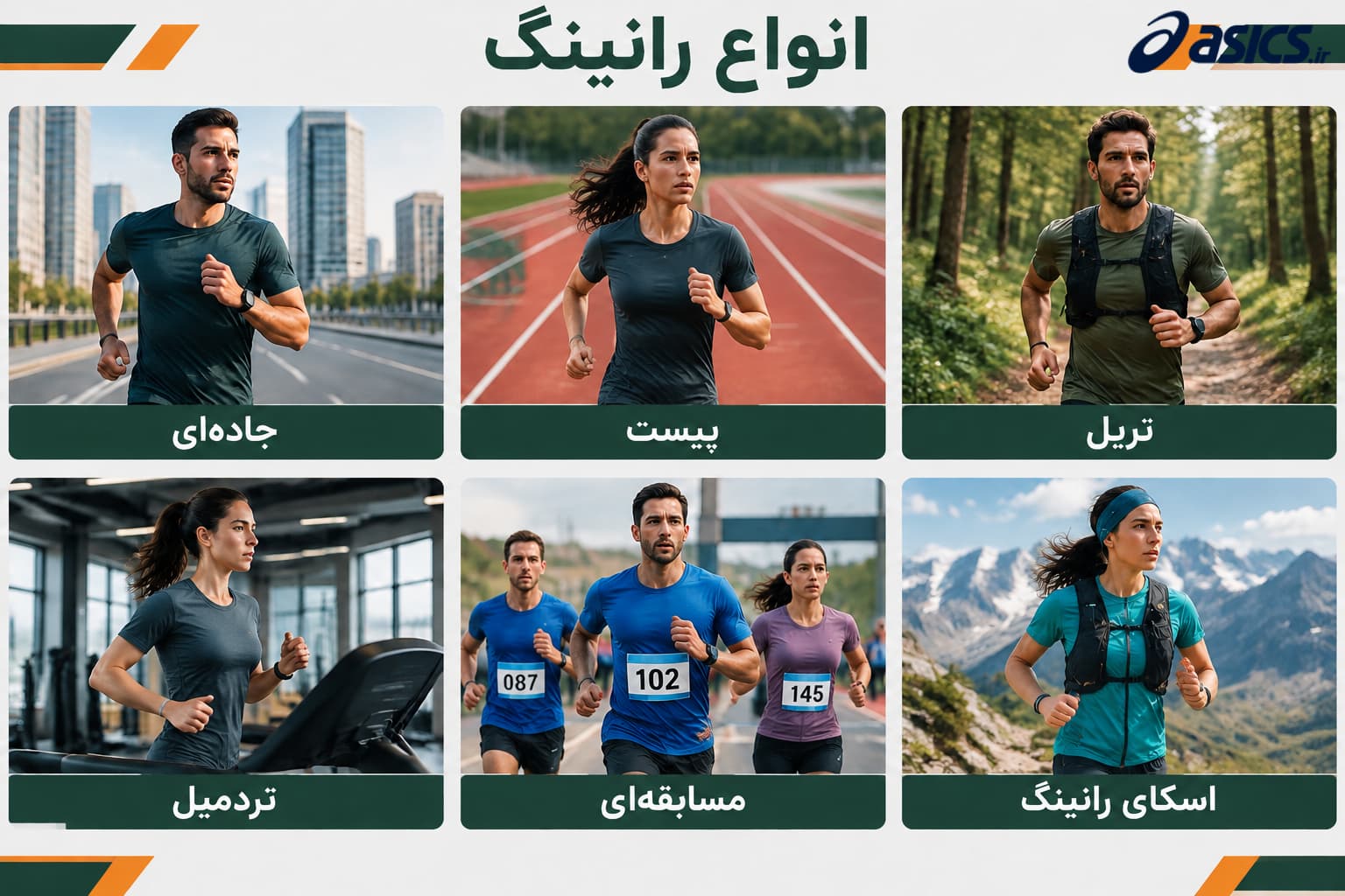 انواع ورزش رانینگ کدام‌اند؟